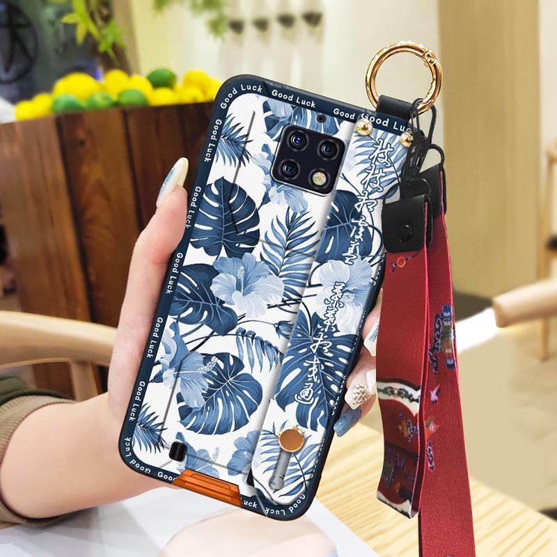 Кольцо-держатель для телефона Чехол для телефона для Oukitel WP6 Пожилая женщина Модный шнурок Китайский стиль Подставка Силиконовый Прочный