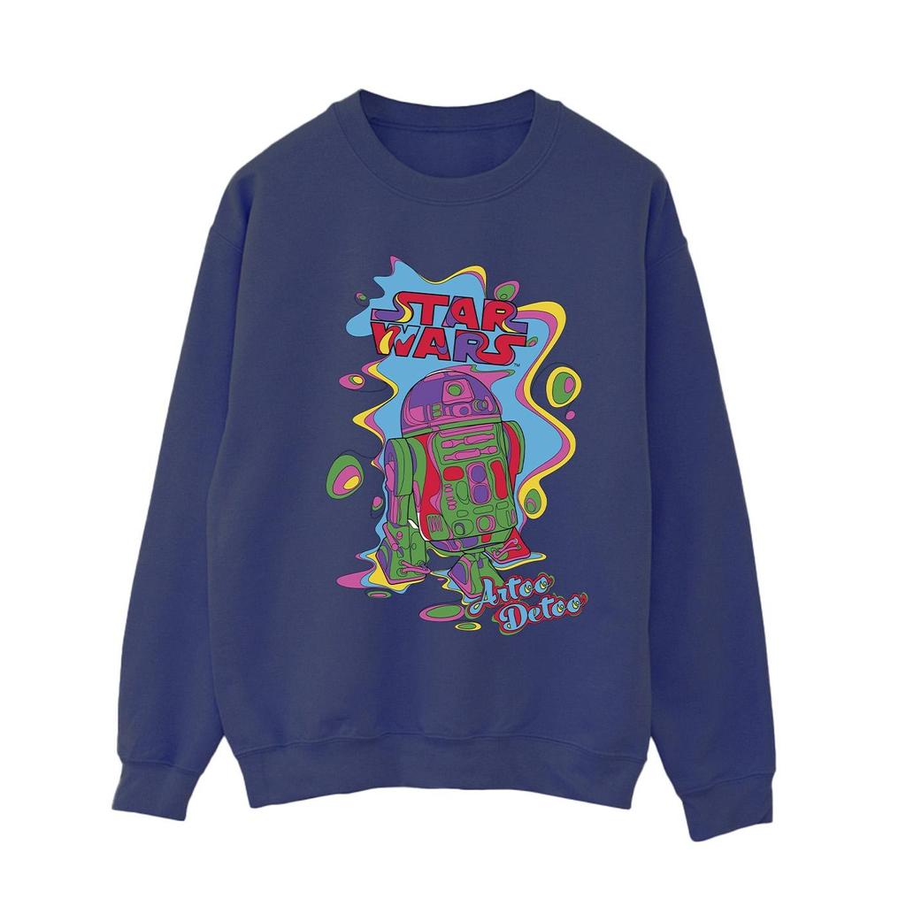Star Wars Womens/Ladies R2D2 Pop Art Sweatshirt