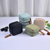 Small Cosmetic Bag Mini Portable Thickened Smooth Zipper Makeup Pouch Organizer for Makeup Brushes Lipsticks