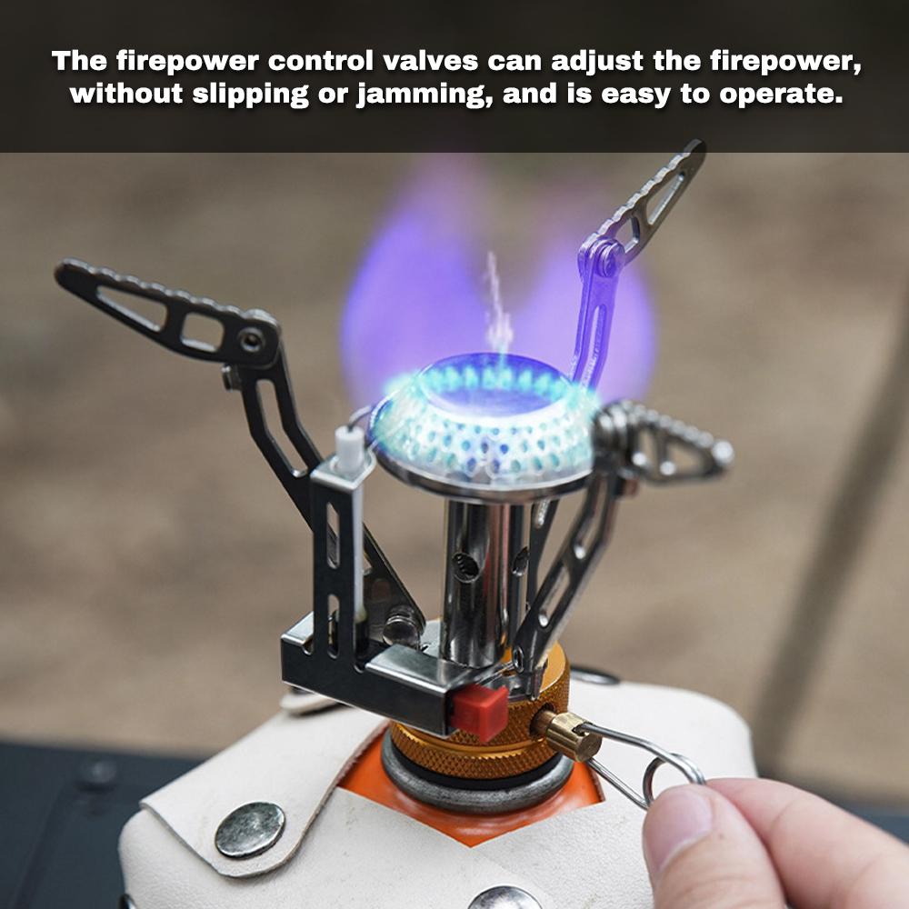 Наружные электронные печи с зажиганием, портативные аксессуары для приготовления пищи, складная газовая плита, регулируемая