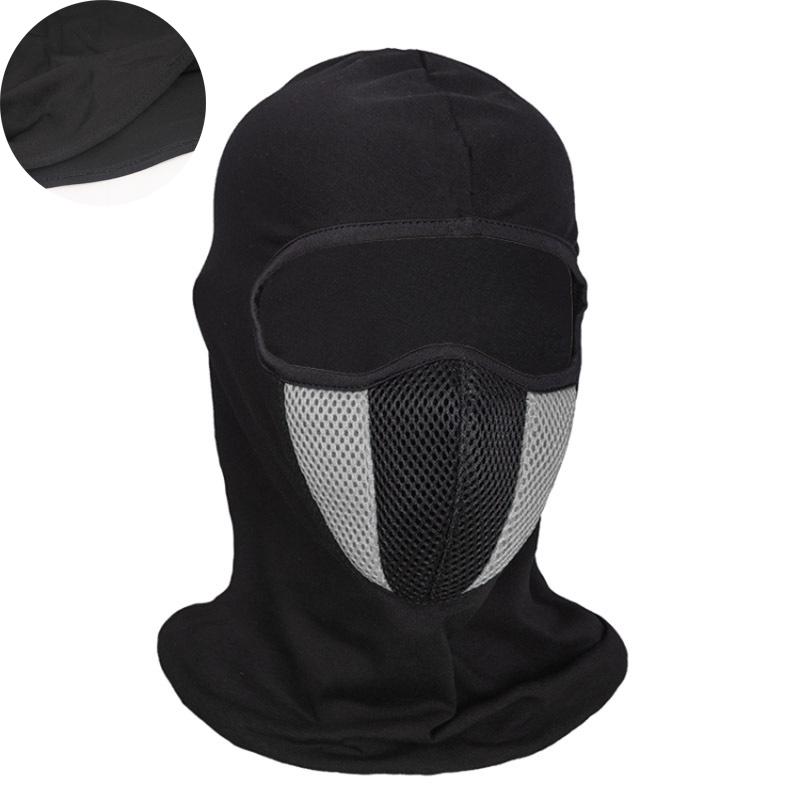 Motorcycle Balaclava Full Face Mask Summer Breathable Motorbike Riding Neck Face Mask Motocross Cycling Mask Helmet Hood Men