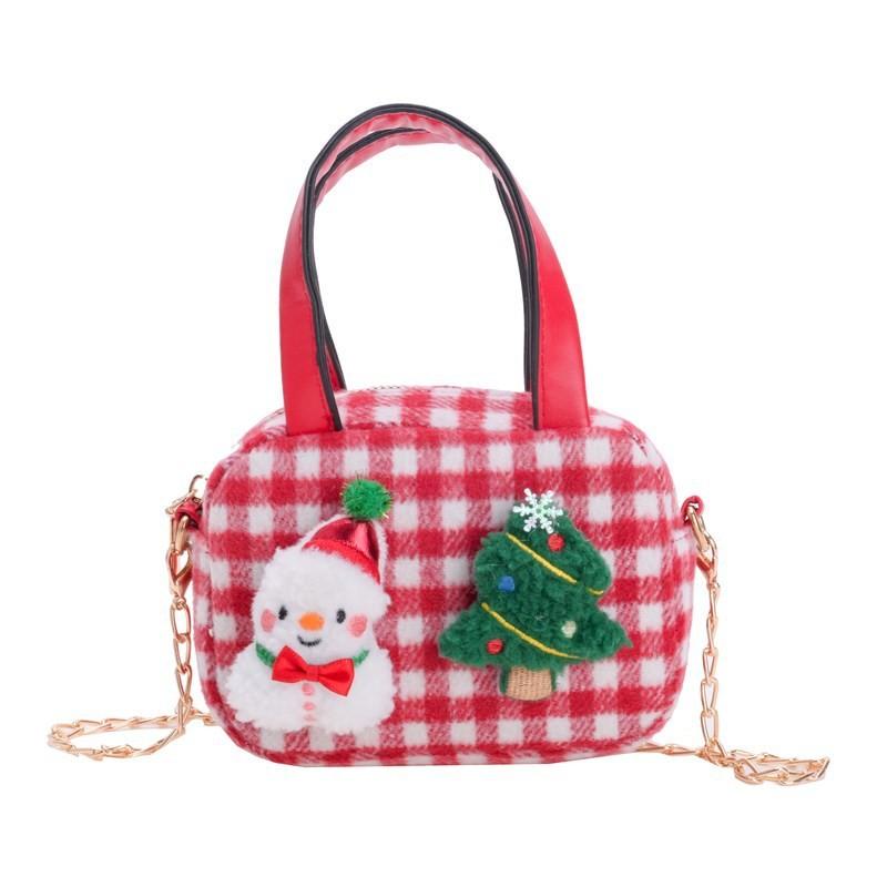 And Fun Breathable Childrens Bag With Eyecatching Christmas Tree And Strap Chain