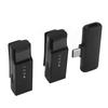 Беспроводные петличные микрофоны 1 из 2 с шумоподавлением USB C клипса на петличный мини-микрофон с батареей