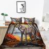 Роскошный новый комплект пододеяльников с 3D принтом волка для девочек и мужчин, для взрослых, двойной, двойной, дышащий комплект постельного белья