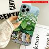 2DFlat Rainy Garden Kittens Wall Art Phone Case All Inclusive Film Hard iPhone Case, Compatible with iPhone 18 Pro Max 17 16 15 14 13 12 11