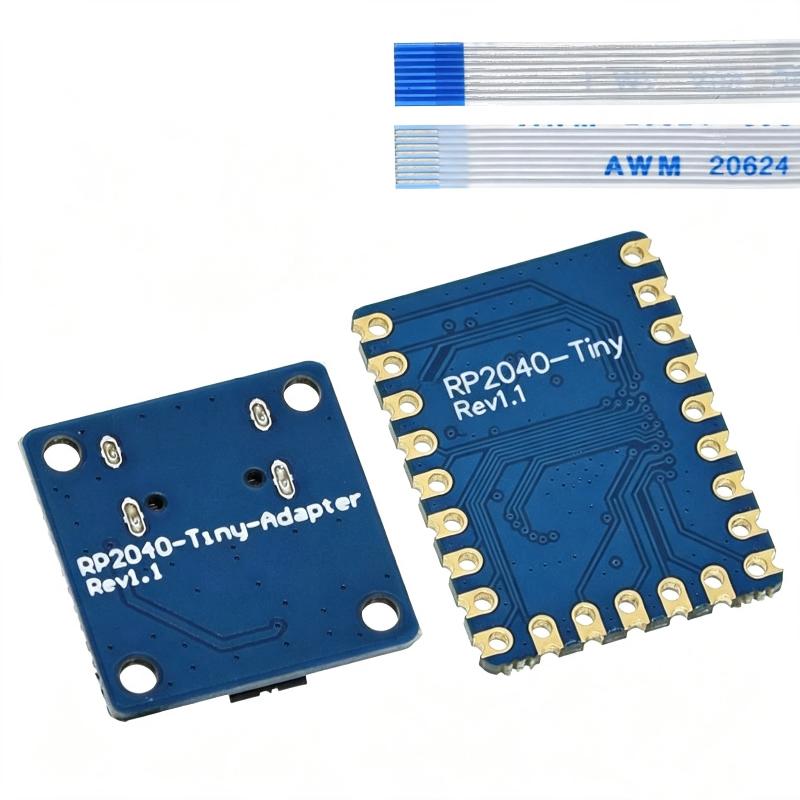 RP2040-Tiny Development Board Module RP2040 For ZERO Raspberry Pi USB Type C Interface 264KB 2MB Flash For Electronics Projects