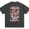 Demon Slayer Japanese Anime Pure Cotton T-shirt Summer Unisex and Women Anime Enthusiasts Fashion Casual Retro Streetwear T-shirt