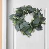 Artificial Wreath Decorative Garland Lifelike Holiday Decoration Spring for Garden