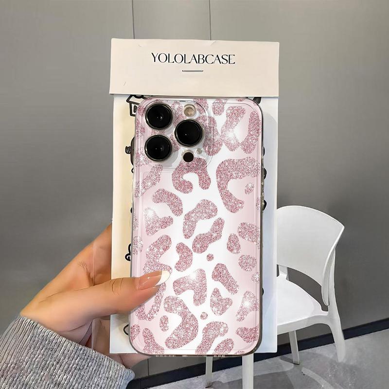 Розовый пантера Прозрачный чехол для телефона для iPhone 17E 16 16e 15 14 13 12 11 Pro Max 14 Plus 17 Air Милый Мягкий чехол