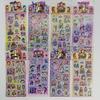 hot K-Pop Demon Hunters Laser Stickers - Anime & Cartoon Style, Cute & Creative Stickers for School Supplies and Home Decoration