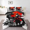 Feelyou Eiffel Tower Comforter Set Chic Paris Bedding Set Romantic Theme Comforter for Boys Girls Children Teens Black Pink Bedroom Decor Mo