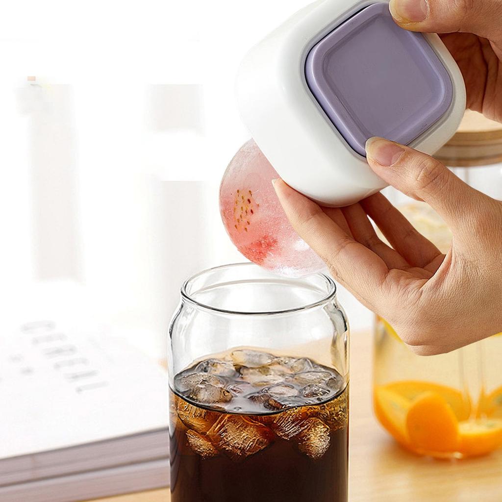 Пресс-форма для льда с большим силиконовым шариком Whisky Home Ice Ball, большая круглая силиконовая форма для льда