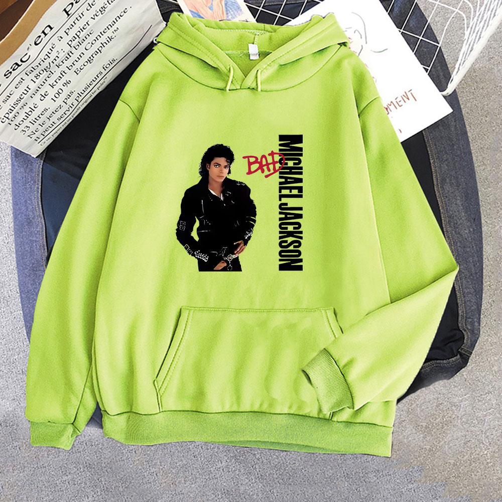 Графические худи Michael Jackson Свитшоты с длинным рукавом Модные Толстовки Мальчик девочка Графическая печать Молетом Пуловеры худи для мужчин y2k худи графическое худи