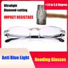 Readers Eyewear Diamond-cut Reading Glasses Radiation Protection Anti Blue Light Presbyopia Glasses