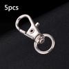 Брелок для ключей, брелок, раздельные зажимы, крючок для ключей, популярные застежки «сделай сам» 5 шт./лот, застежки-лобстеры, изготовление брелоков