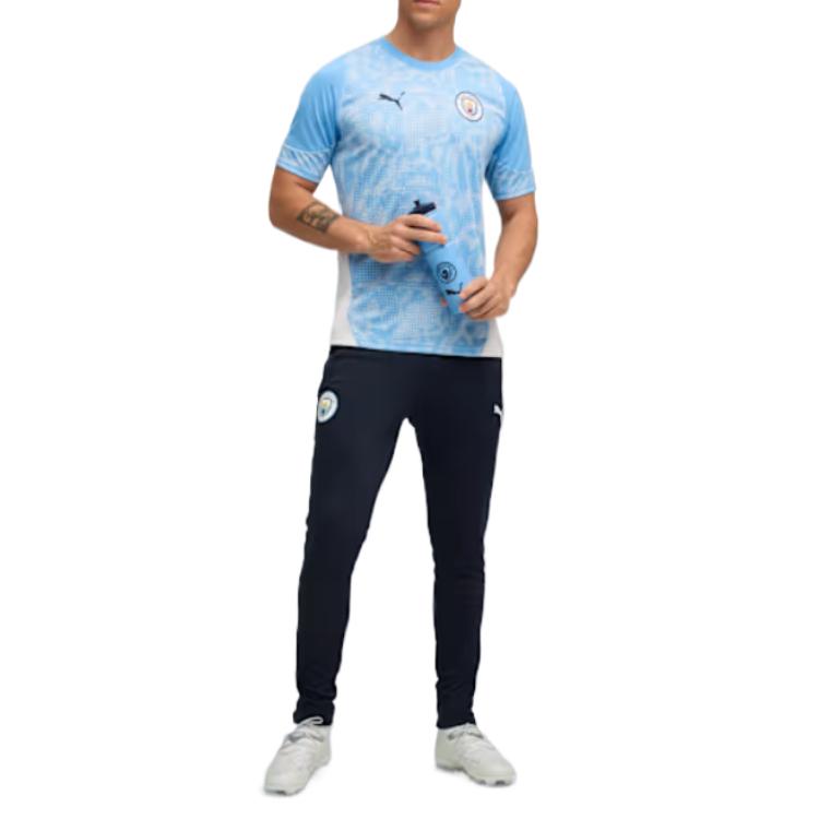 Puma Манчестер Сити Сезон 25/26 Тренировочная футболка Официальная тренировочная серия Мужские топы 781992-01
