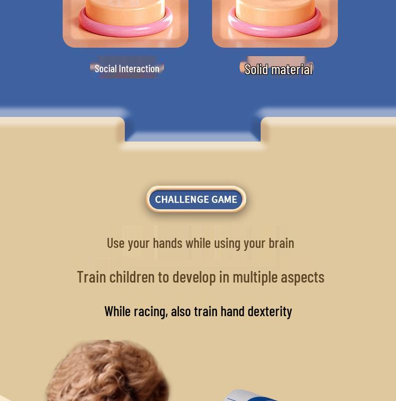 Children's Educational Indoor Curling Game - Interactive Tabletop Toy for Boys