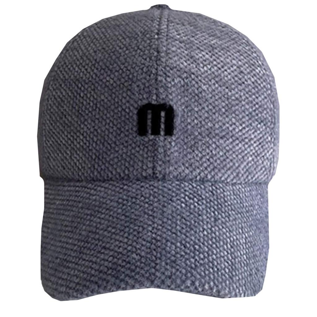 WHITE FANG Hat Cap M Logo Brushed Stylish Cute Casual CA302 Autumn/Winter Women's (01 White)