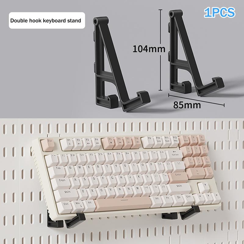Настенный держатель для механической клавиатуры Крючок из АБС-пластика для перфорированной доски Настенный дисплей Перфорированная доска Подставка для мыши
