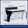 Irregular Shape Metal Security Dispatch & Monitoring Control Console