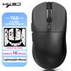 Легкая игровая мышь T68 с тремя режимами, 7 программируемых кнопок, микропереключатель TTC, 12000 точек на дюйм.