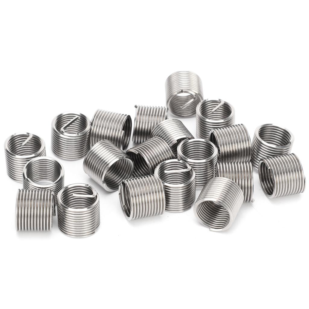 20Pcs Thread Repair Reducer Nut Thread Conversion Sleeve Bushing Screw Fastening M12 X 1.251.5D