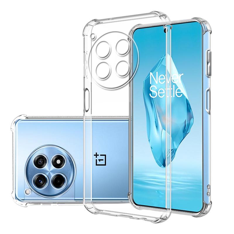 Shockproof Clear Case for OnePlus 12R CPH2609 Soft Silicone Transparent Back Cover for OnePlus 12 R Phone Protective Camera