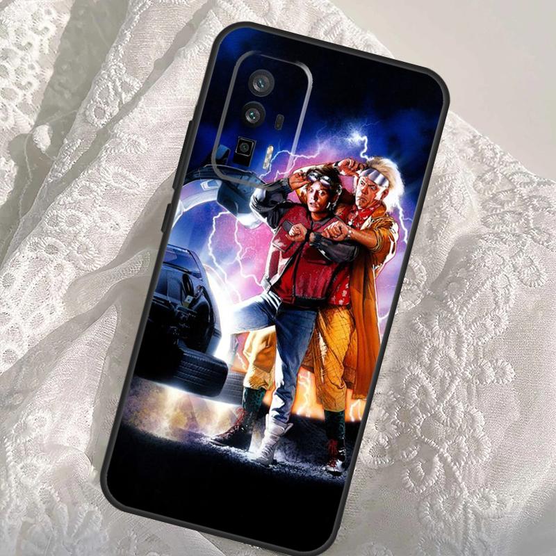Back to the Future Movie Case For Xiaomi 14T Pro 13T 12T 11T 13 14 Ultra POCO X6 Pro M6 X3 X5 M5s F3 F5 F6 Cover