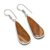 Mookaite Gemstone 925 Sterling Silver Jewelry Earring 1.77"