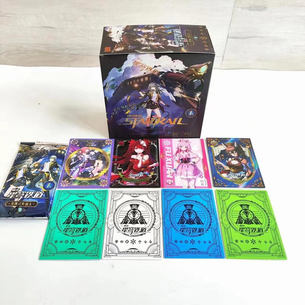 Honkai Star Rail Карточная Аниме Игра Genshin Impact Honkai Star Railway Карты Редкие Коллекционные Карты Детские Игрушки Мальчик Рождественский Подарок