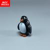 MOC Bricks Ice Animal Polar Penguin Beach Building Blocks Assembled Toys For Children Education Gifts