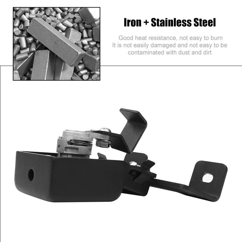 Замок капота JK для Jeep Wrangler, запирающиеся защелки капота для Jeep Wrangler JK JKU 2007-2018, защита от кражи, устранение дрожания капота, металл