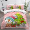 3D Cartoon Animal Bedding Set with High-definition Digital Printed Duvet and Pillowcase 2/3 Pieces Suitable for Children's Room and Home Decoration
