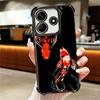 Чехол для телефона с покрытием «Золотой карп и счастливый кой» для Xiaomi Redmi Note 14 15 Pro Plus 13 12 11 11S 11T 10 9S 9 5G, противоударный с подушкой безопасности