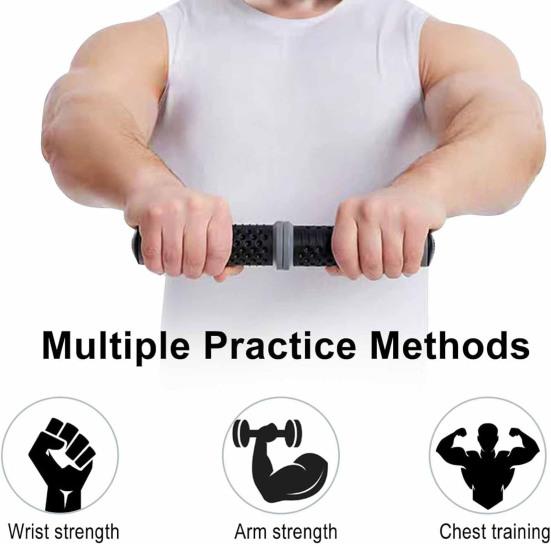 Тренажер Twist Grip для силы запястья и предплечья Портативный тренажер для рук Twist Grip Силовые тренировочные брусья для рук, запястья и локтя