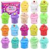18 Colors Fluffy Slime  Putty Soft Colour Clay Light Playdough DIY Slime Supplies Charms Plasticine Gum Polymer