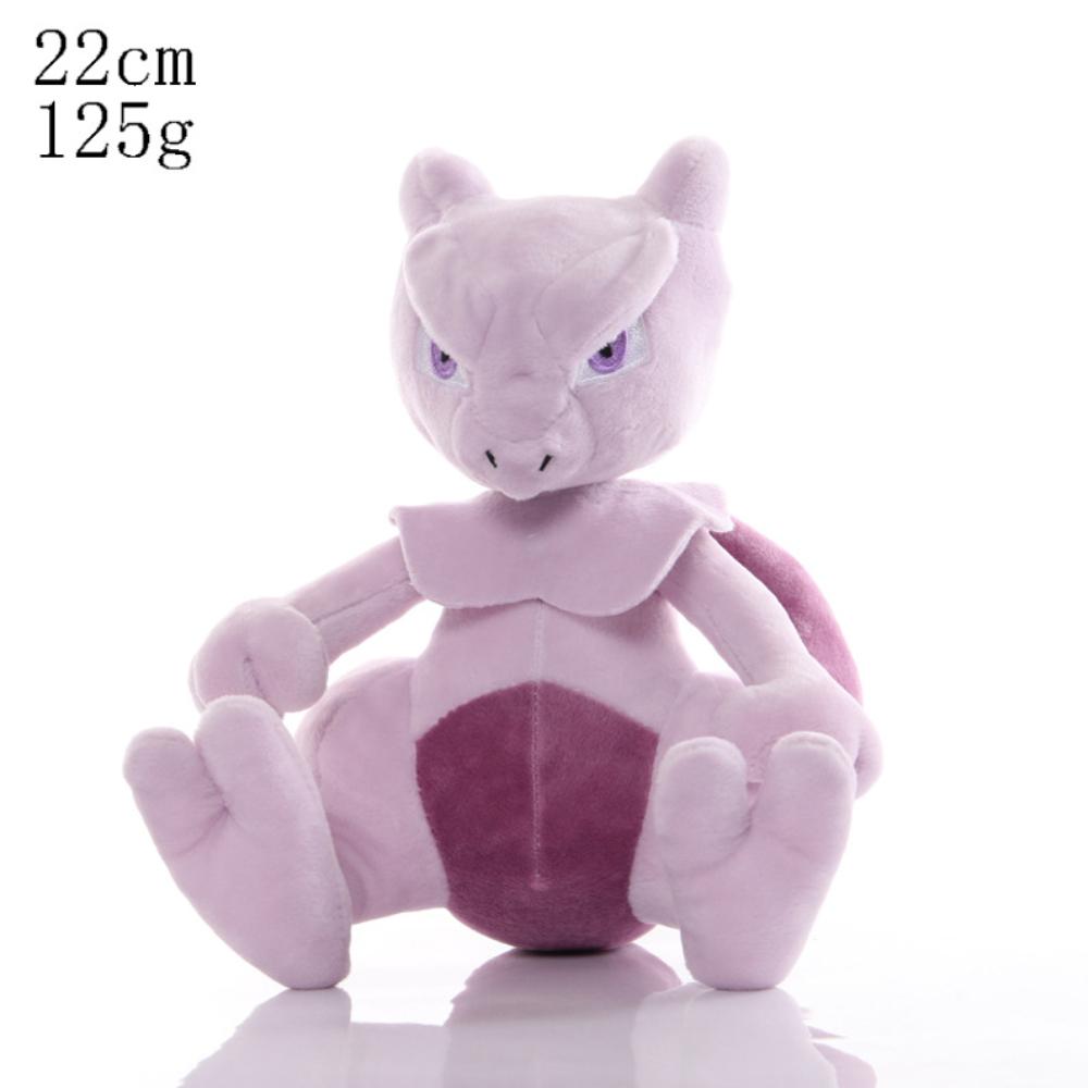 15-26cm Plush Toys Pikachu Charmeleon Snorlax Bulbasaur Gengar Umbreon Mewtwo Anime Cartoon Plush Dolls Children's Gifts