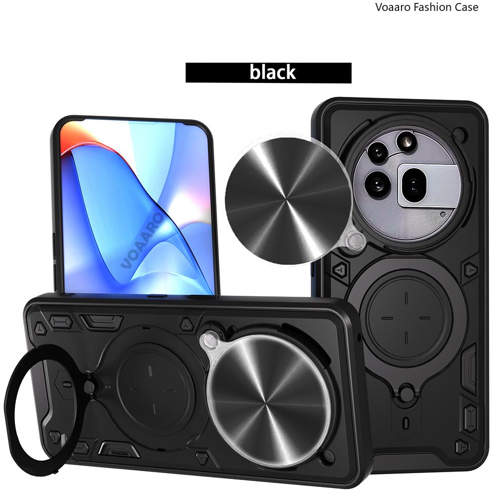 Вращающаяся защита объектива камеры Funda для Nothing Phone 3A Pro Чехол для Nothing Phone 3A Pro 5G Чехол Магнитное кольцо Подставка Держатель Чехол
