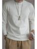 Мужская облегающая куртка цвета хаки Henley: 320 г хлопка, длинный рукав, ретро-стиль на осень
