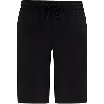 Повседневные шорты Loop Jacquard с завязками на высокой талии, мужские шорты черного цвета ZM02295-0GO
