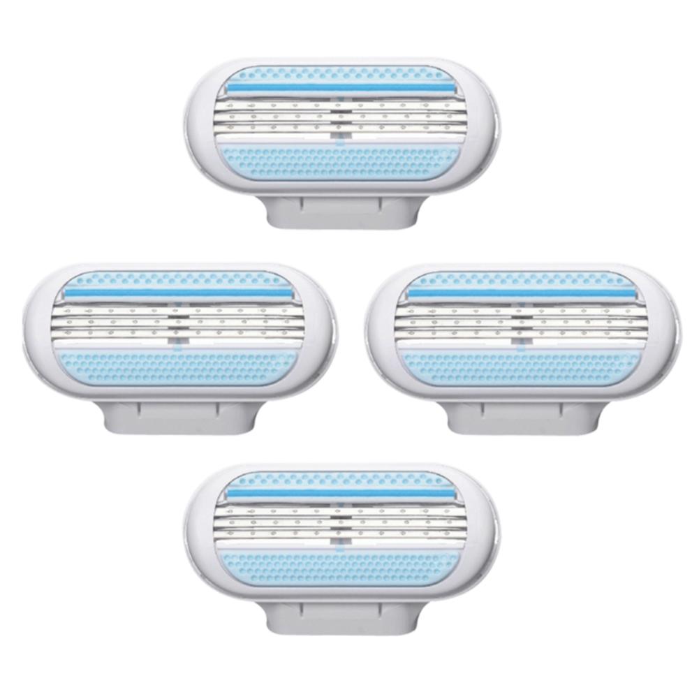 4-20 ШТ. Женские Лезвия для Бритья 3-Слойное Безопасное Лезвие Головка Бритвы Удаление Волос Сменная Головка Женские Лезвия для Бритья для Бритвы Venus