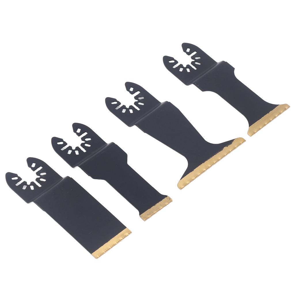 6 шт. Колеблющиеся пильные полотна Универсальный набор аксессуаров для инструментов с быстросъемным креплением для дерева, металла, пластика