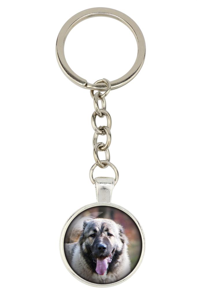 Кавказская овчарка, кавказская овчарка - брелок с вашей фотографией, украшение на ключ, подвеска на сумку от бренда Art-Dog
