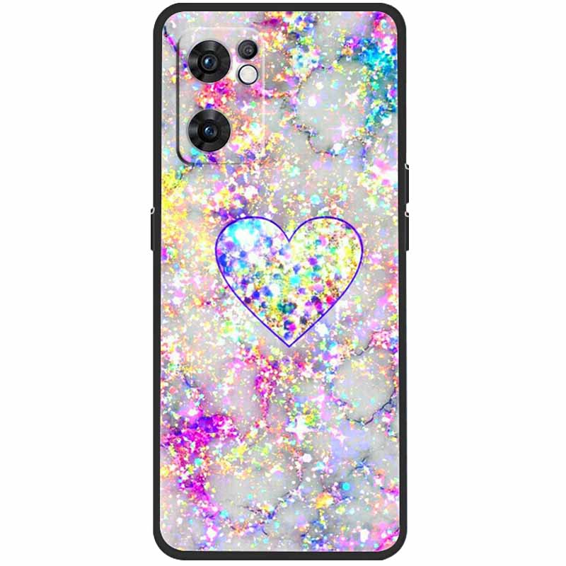 For Oppo Find X5 Lite Case Silicone Soft Protective Black TPU Phone Funda for Oppo Find X5Lite 5G 2022 Case CPH2371 Fashion Bag