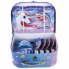 Metal Tea Set: Jug, Cups, Tray, Sweets, Suitcase