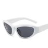 Popular Women's Sunglasses  Punk Sunglasses Unique Oval Sun Glasses Men Goggle Shades Mirror Colorful Y2K Eyewear