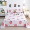 Bed Flat Sheets Adults Four Seasons Skin-friendly Brushed Bedspread Dust-proof Mattress Cover Student Single Double Bedding Ins
