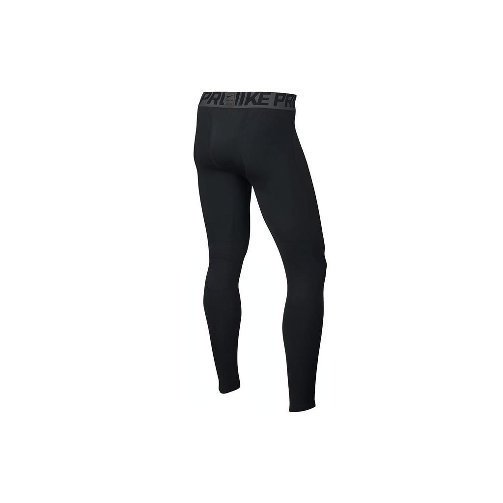 Nike Теплые узкие спортивные брюки с цветным принтом и буквами Pro Warm, мужские брюки черного цвета 725039-010