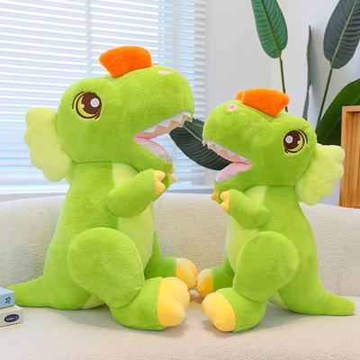 Плюшевая игрушка Динозавр с большим ртом Милая кукла Динозавр для сопровождения куклы-младенца Кукла для игрового автомата Детский подарок