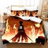 3D Printed Attack On Titan Aot Comfortable Duvet Quilt Cover Pillowcase Bedding Set Children Bedroom Decoration Home Textile